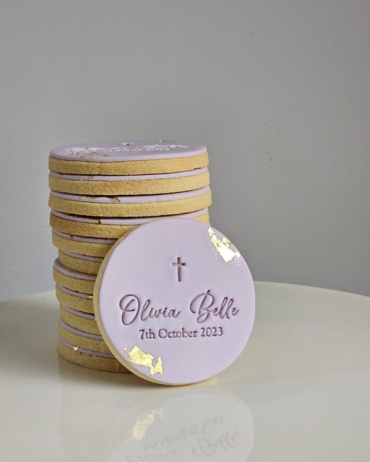 Sugar Cookies - 1 colour with gold foil