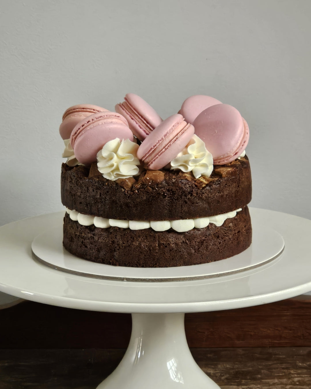 Mini Brownie Stack with macs