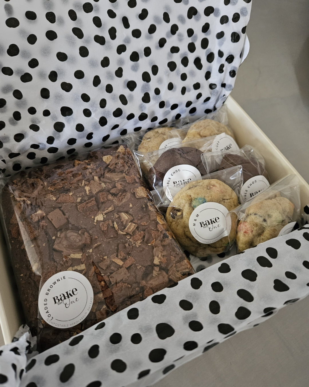 Loaded Brownie & Fat Cookie Gift Box - Easter