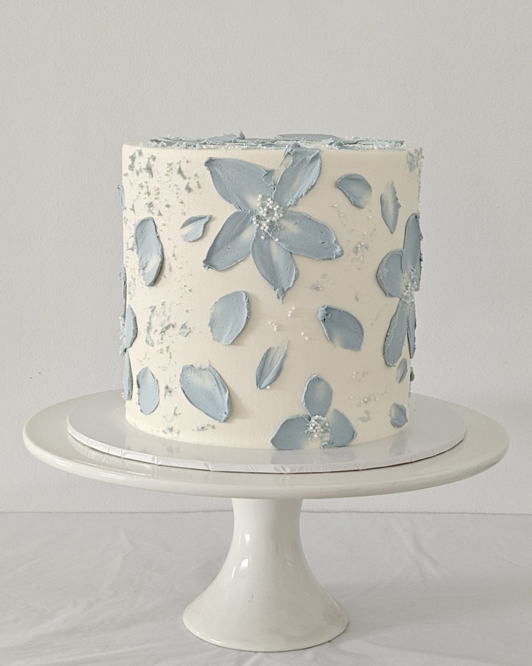 Abstract buttercream flowers
