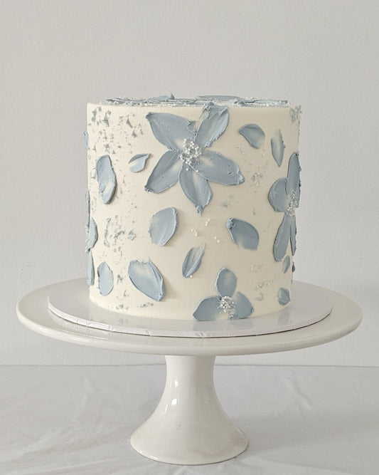 Abstract buttercream flowers