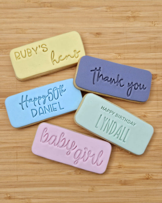 Sugar Cookies (small rectangle) - 1 colour
