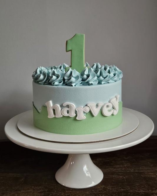 2 Tone Cake