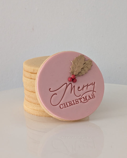 Christmas cookie - Holly