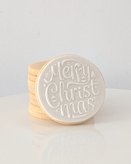 Christmas cookie - Embossed