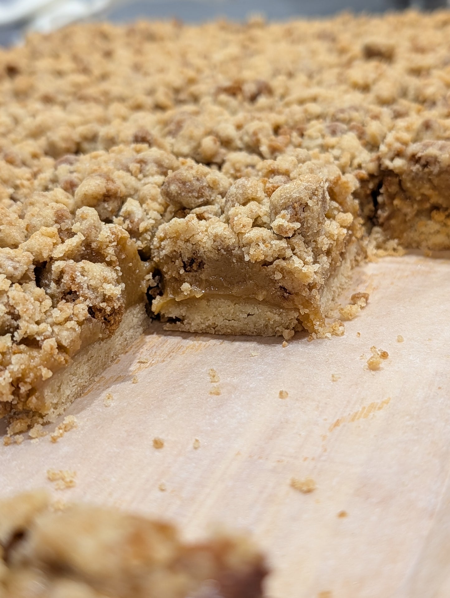 Biscoff Caramel Crumble