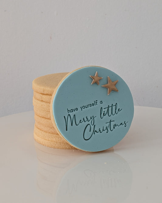Christmas cookie - merry little christmas